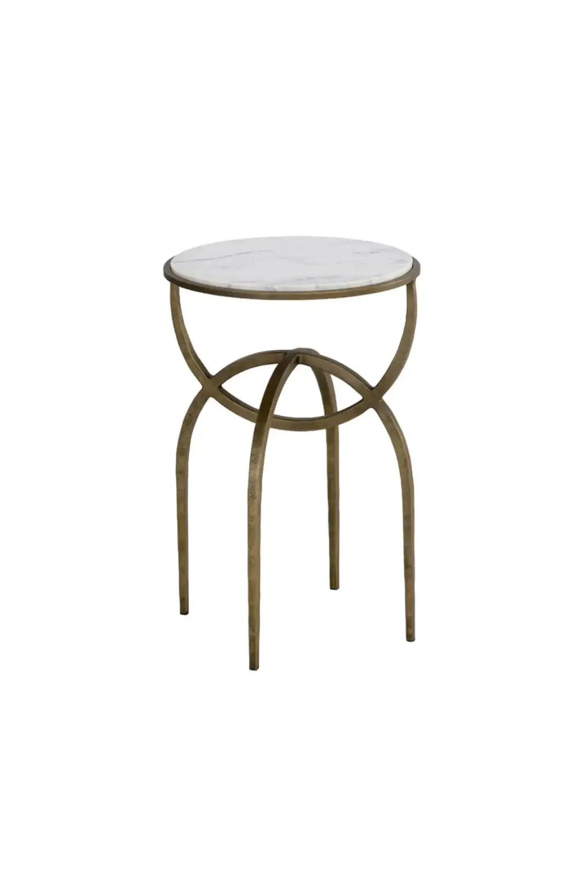 Alicent End Table - White Marble - Image 3