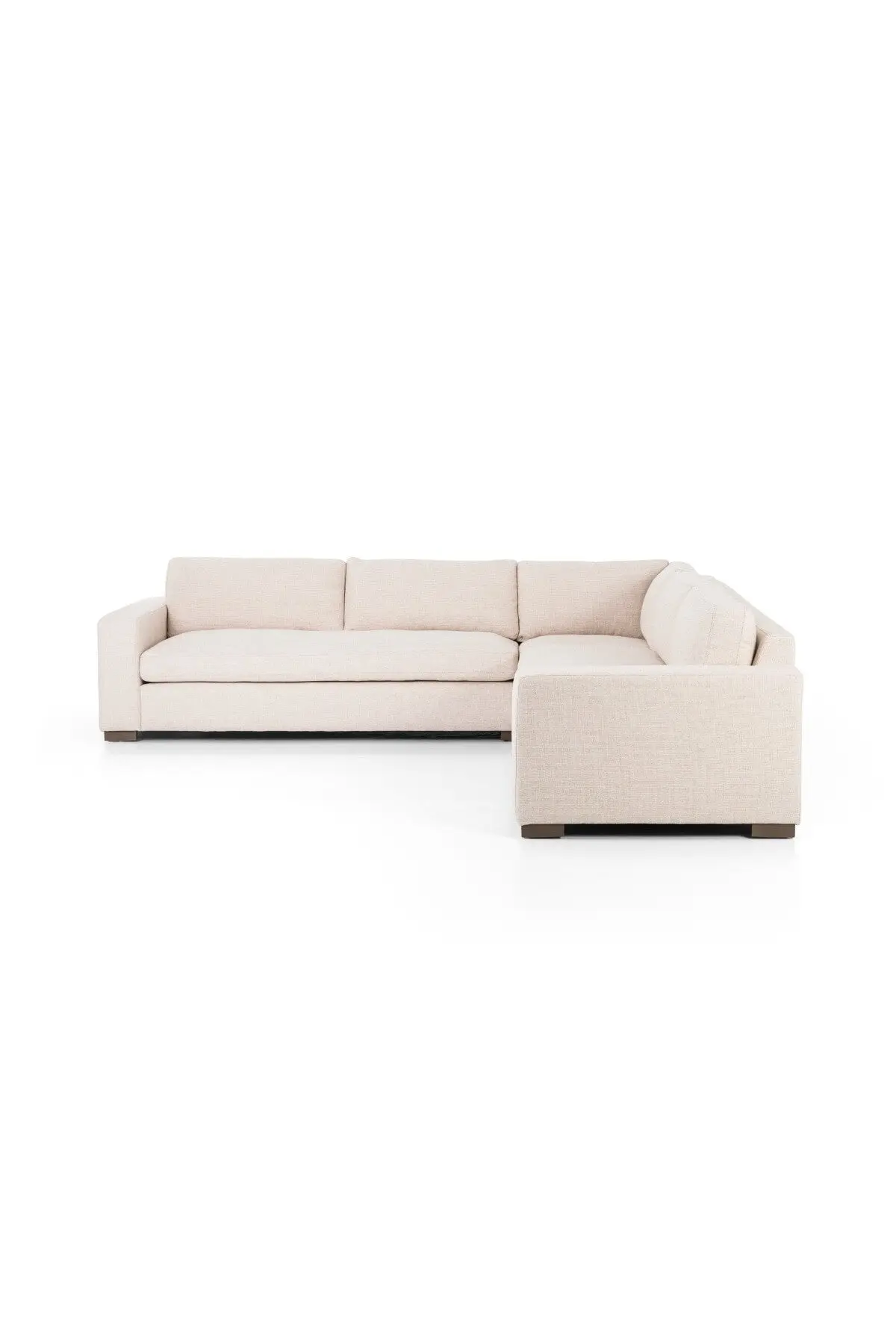Boone 3-Piece Sectional - Cream - Image 3