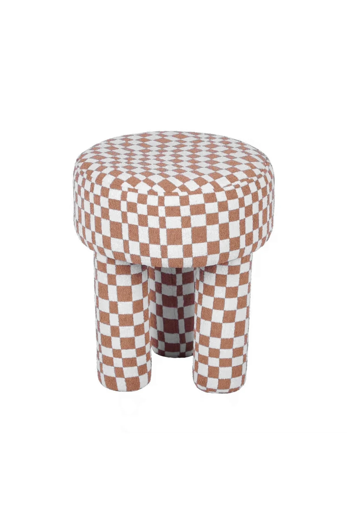 Claire Checkered Stool - Image 3