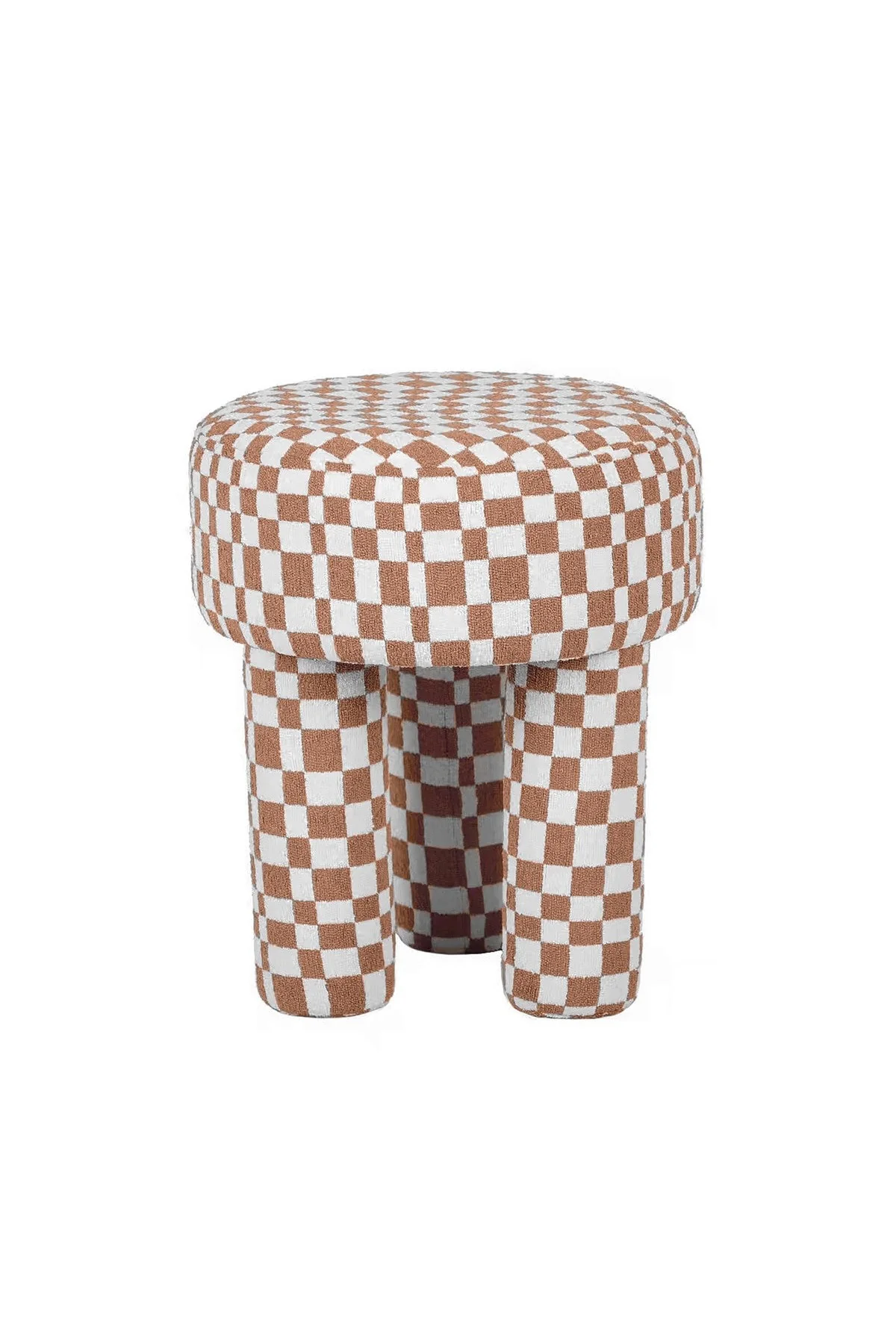 Claire Checkered Stool - Image 4
