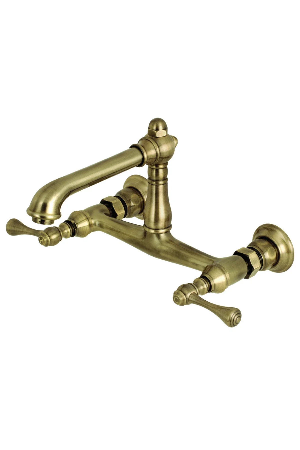 English Country Wall Mount Bathroom Faucet - Image 10