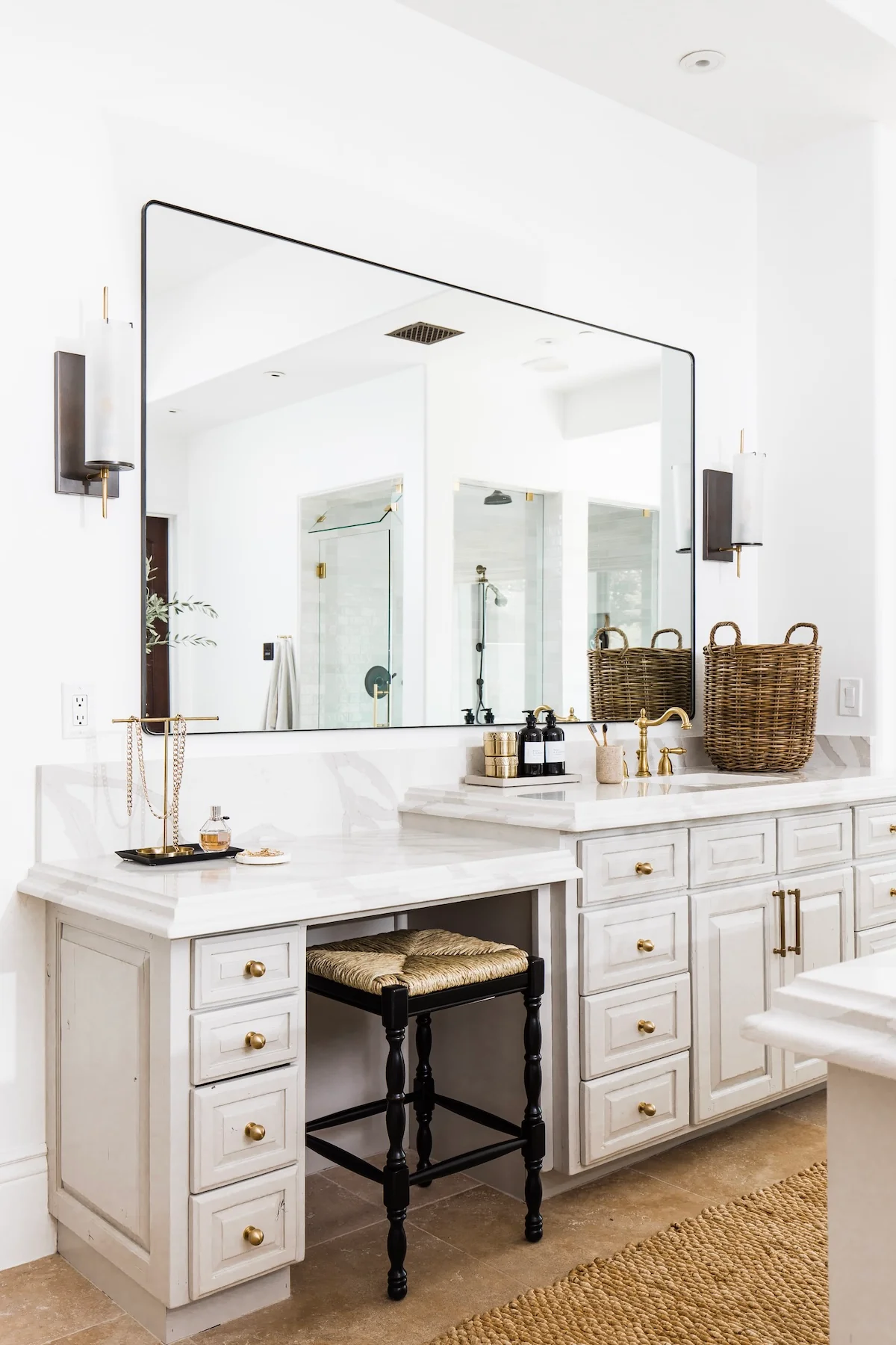 Heritage Tall Bathroom Faucet with Lever Handles - Image 3