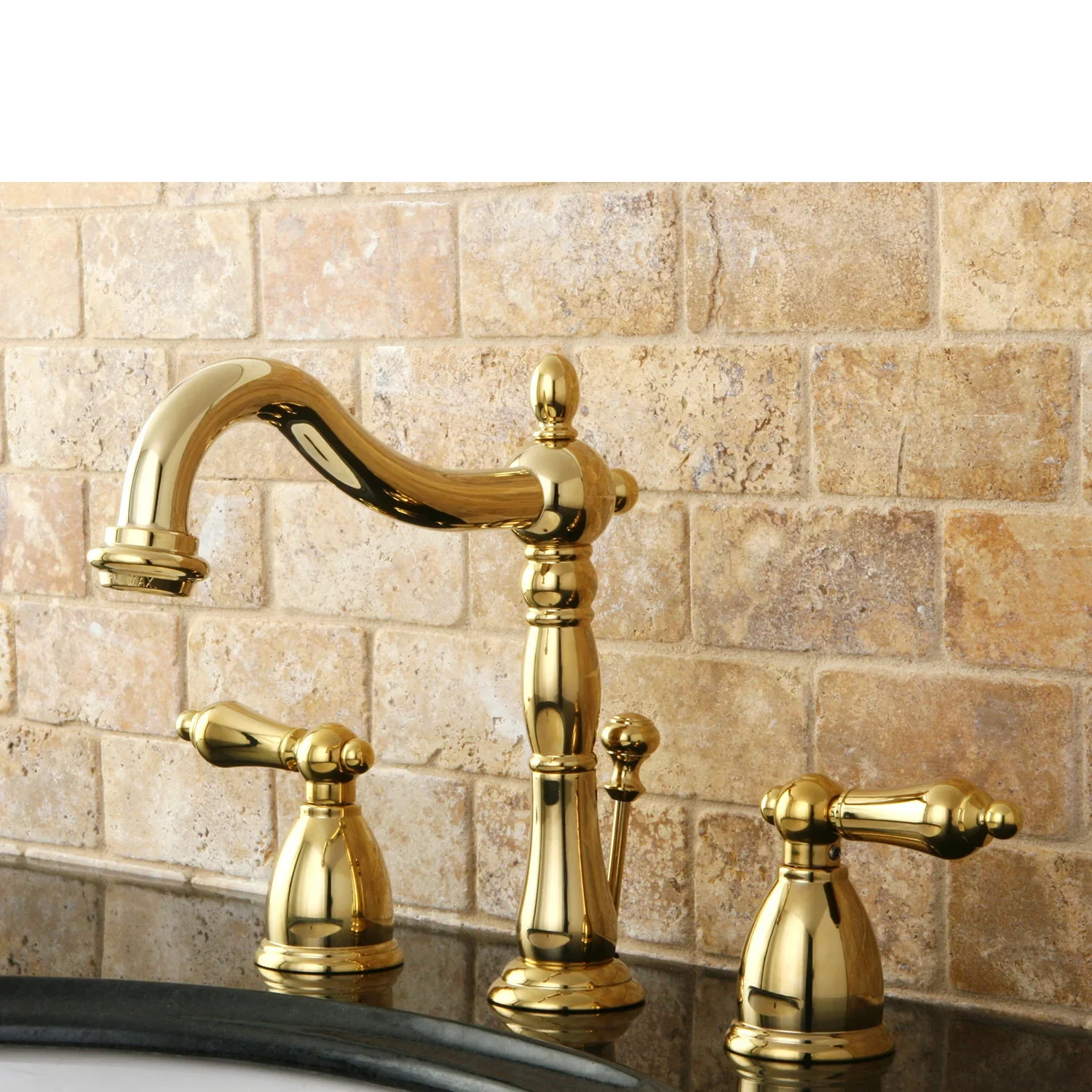 Heritage Tall Bathroom Faucet with Lever Handles - Image 9