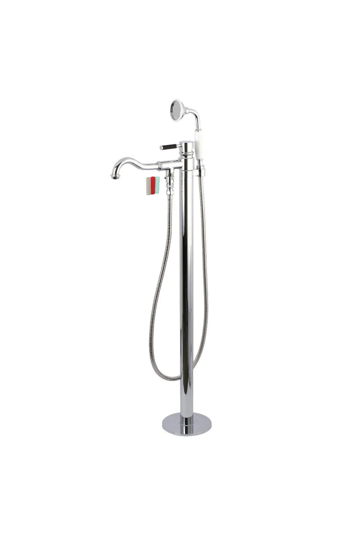 Kaiser Single-Handle Freestanding Tub Faucet with Hand Shower - Image 5