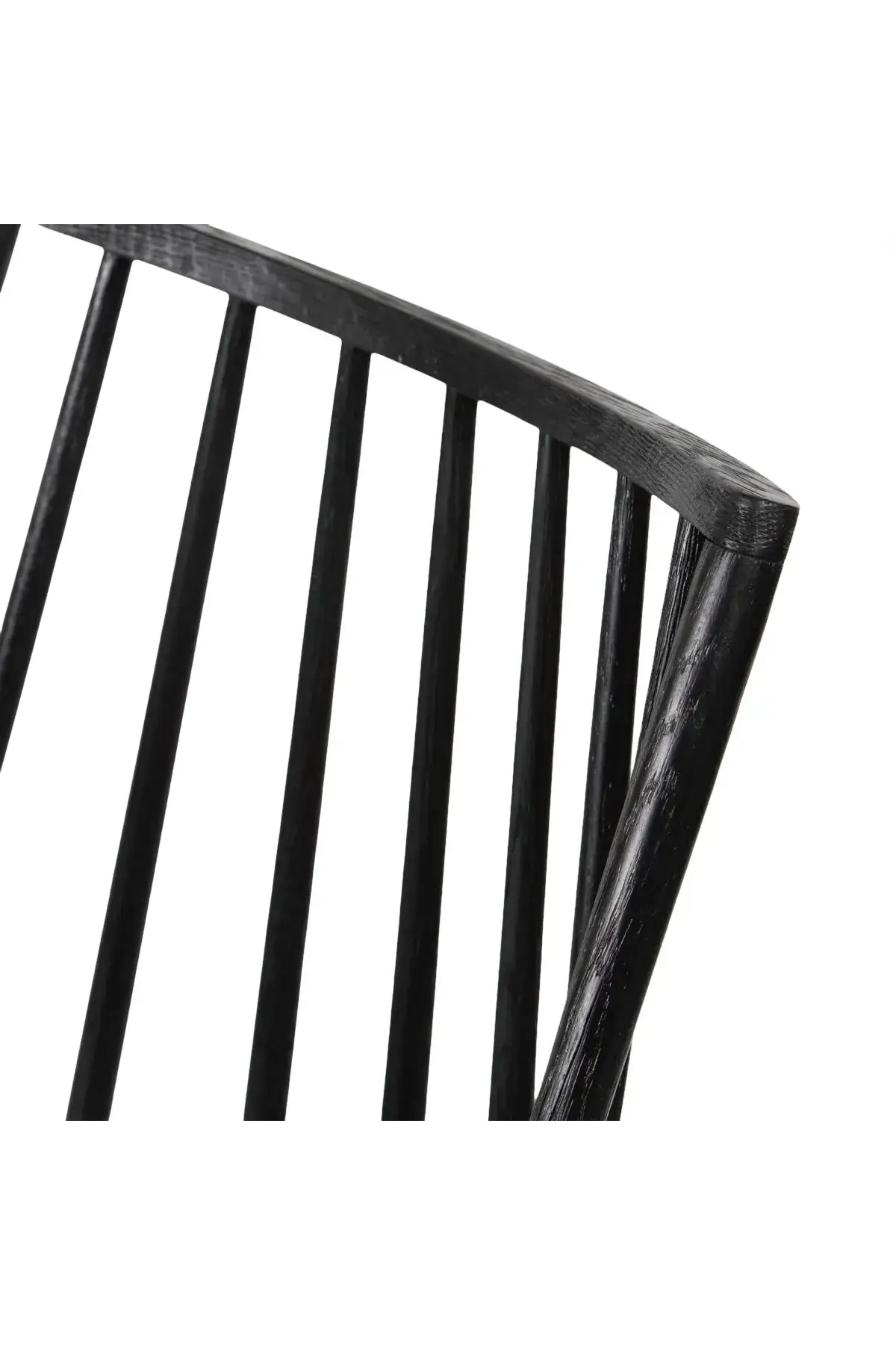 Lewis Windsor Chair - Black - Image 7