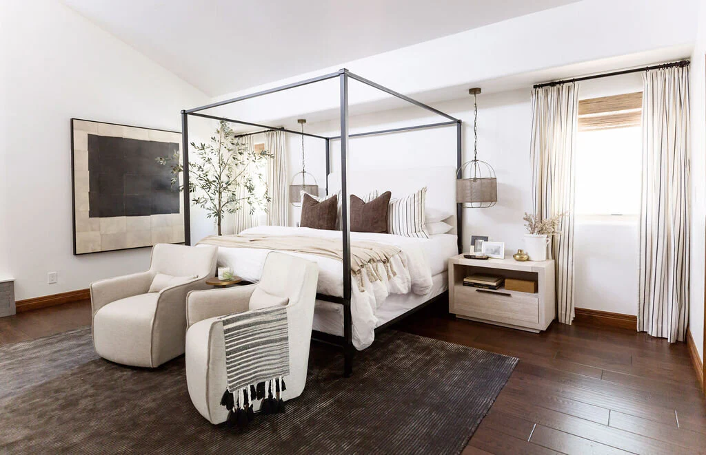 Parchment Square Black Wall Art - Image 4