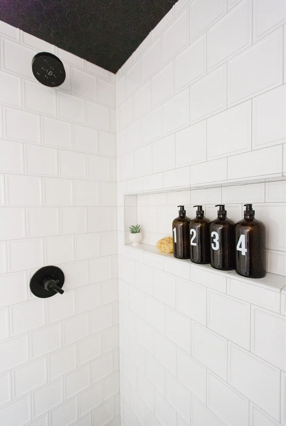 Plastic Shower/Bath Amber Liquid Pumps Numbers - Image 6