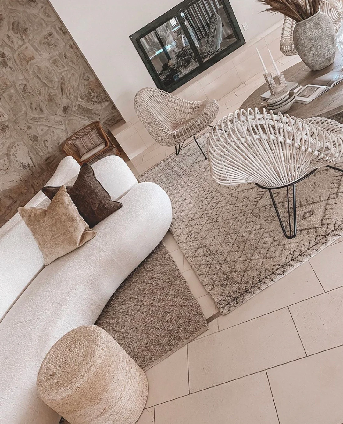 Simone Sheepskin Sofa - Image 15